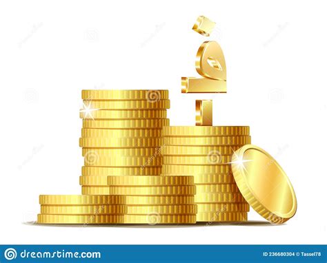 Stack of Coins with Shiny Golden Afghan Afghani Sign Currency Symbol ...