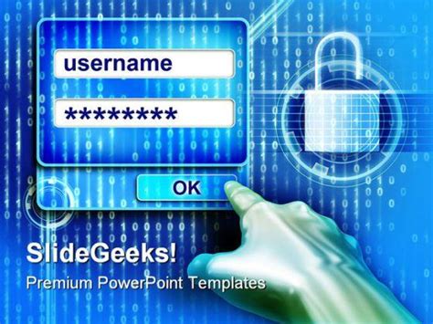 Password Protection Internet Security Powerpoint Backgrounds And Templates 1210 Powerpoint