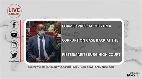 Former President Jacob Zumas Corruption Case Returns To The