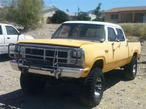 1980 Dodge W200 Crew Cab Cummins Diesel Ram Power Wagon Nv4500 Np205