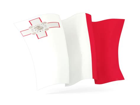 Waving Flag Illustration Of Flag Of Malta