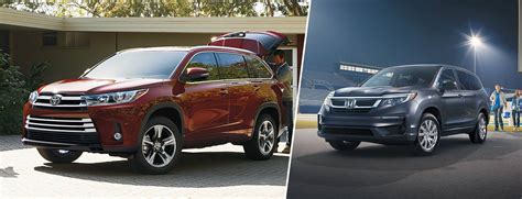 2019 Toyota Highlander Vs Honda Pilot Rivertown Toyota