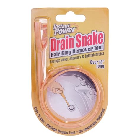 Instant Power Drain Snake Plastic Drain Snake In The Drain Openers