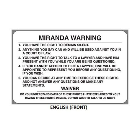 Miranda Rights Miranda Rights Miranda This Or That Questions