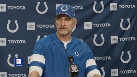 Frank Reich Postgame Press Conference Colts At Jaguars