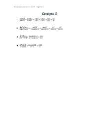 Divisiones algebraicas Ejercicios de Matemáticas Docsity