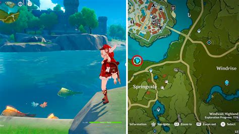 Genshin Impact Fishing Spot Locations Including Which Fish Can Be