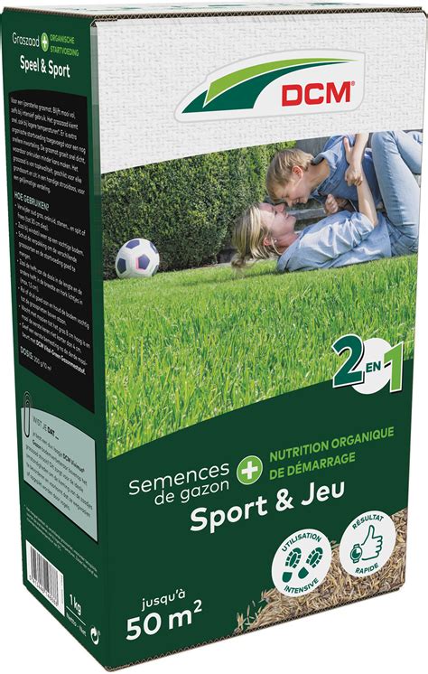 Semences De Gazon Plus Sport Jeu Dcm Dcm