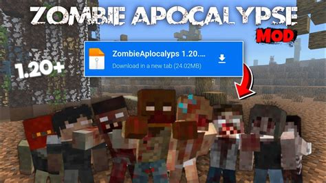 Zombie Apocalypse Wasteland Modpack For Minecraft Pe Zombie