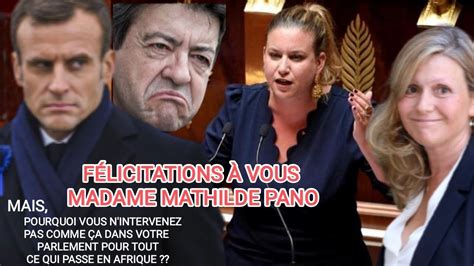 A Br Le Bravo Vous Madame La D Put E Mathilde Pano Et Pour Tout