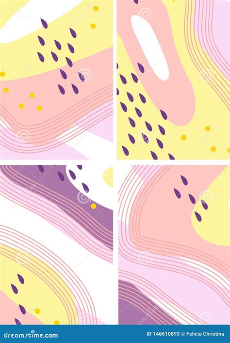 Colorful Simple Abstract Digital Art Background Stock Illustration