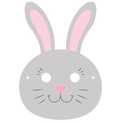 Free Printable Bunny Face Template