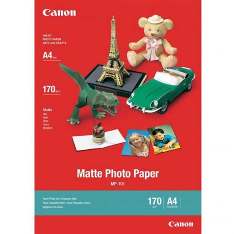 Papier Photo Blanc Canon Mp A Matte Feuilles Grs Canon