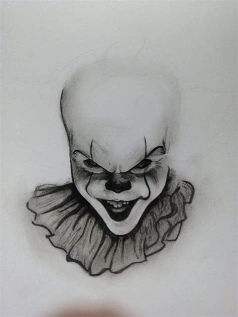 Easy Killer Clown Drawings