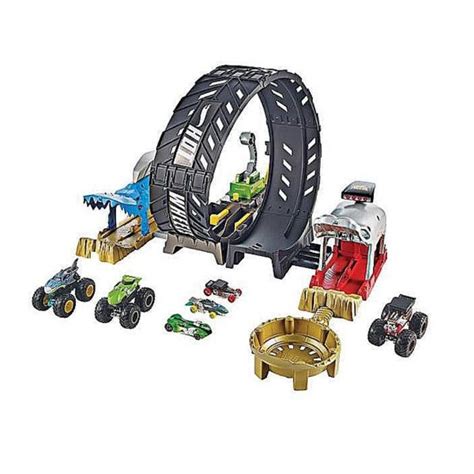 Pista Giro Extremo Hot Wheels Monster Trucks Veh Culos Bb