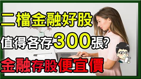 這二檔金融股值得各存300張 一個月存1張、1年12張，優質股票卻很低調 必看，哪一檔是績優股，報酬最高│穩定配息10年以上│殖利率為定