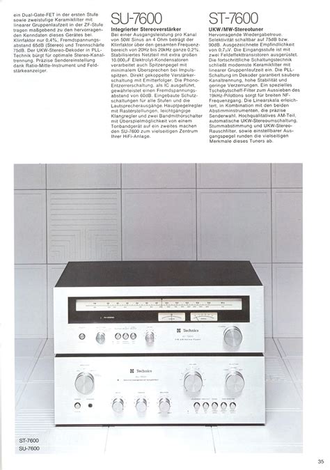 1977 Technics Hifi Bausteine