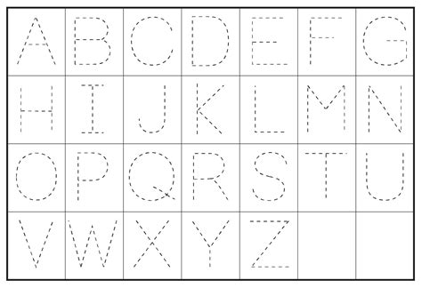 Free Printable Alphabet Tabs