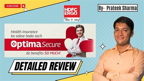 Hdfc Ergo Optima Secure Plan Detailed Review Healthinsurance Youtube