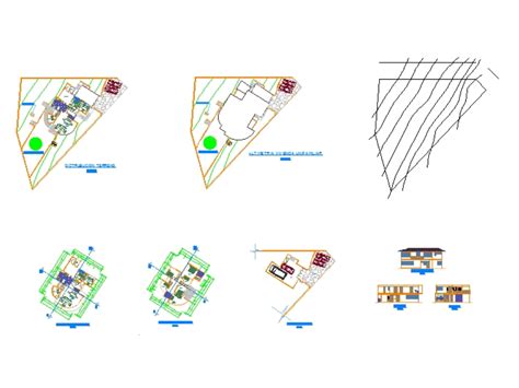 Casa Unifamiliar Em Autocad Baixar Cad Grátis 40384 Kb Bibliocad