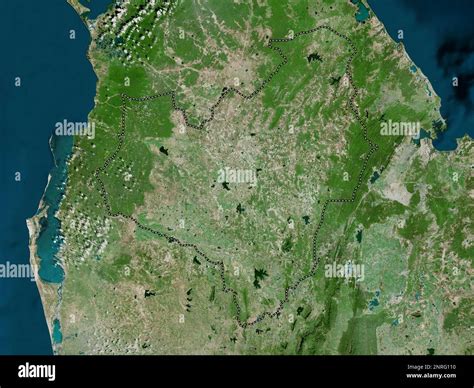 Anuradhapura District Of Sri Lanka High Resolution Satellite Map