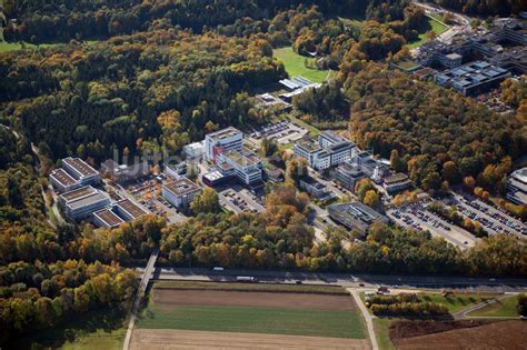 Luftaufnahme Ulm Campus Gebäude Der Universität Ulm An Der Helmholtzstraße In Ulm Im