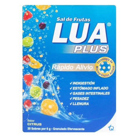 SAL DE FRUTAS LUA PLUS SOBRES CJA X 20 UND Droguerias Patria