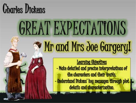 Great Expectations: Mr and Mrs Joe Gargery! | Teaching Resources