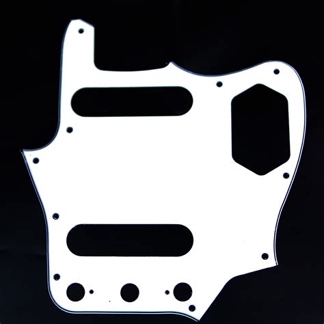 Amazon Replacment Pickguard For Jaguar Style Guitar 3Ply White