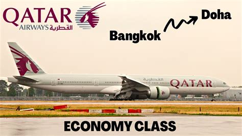 Qatar Airways Bangkok To Doha On Boeing Er Economy Class Trip