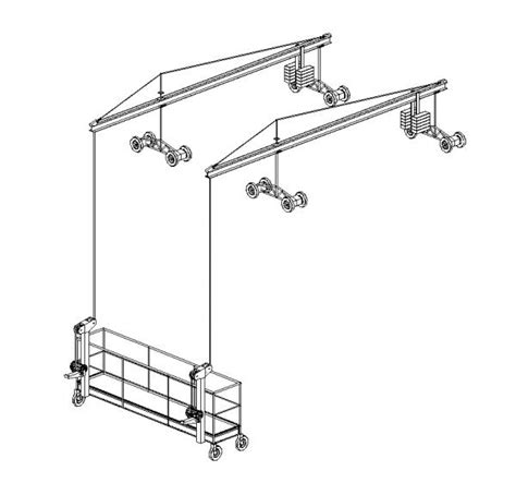 Swing Stage / Suspended Scaffolding System Explained - Scaffold Pole