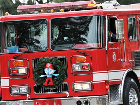 Holiday Fire Truck Free Stock Photo Public Domain Pictures