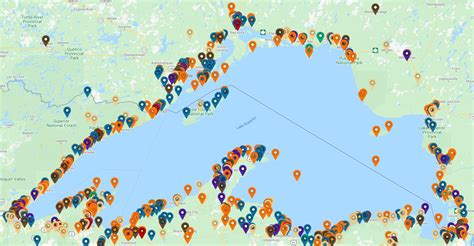 Map Lake Superior Circle Tour