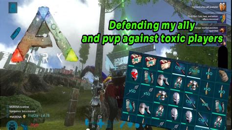 PVP Defending Base My Ally And Pvp Toxic Players ARK SURVIVAL