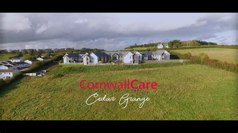 Cedar Grange Aerial Cornwall Care Youtube