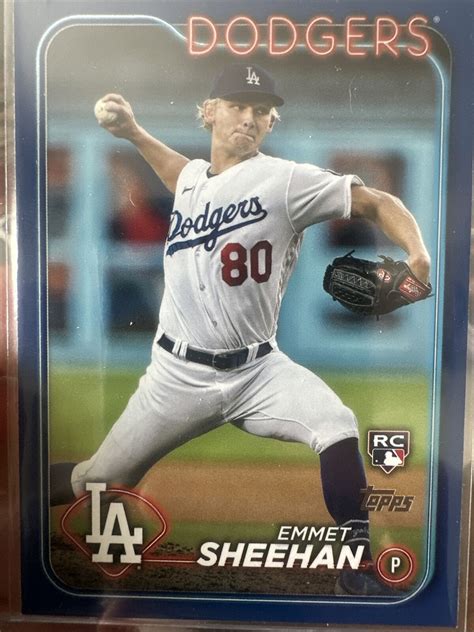 Topps Series Emmet Sheehan Rookie Rc Los Angeles Dodgers