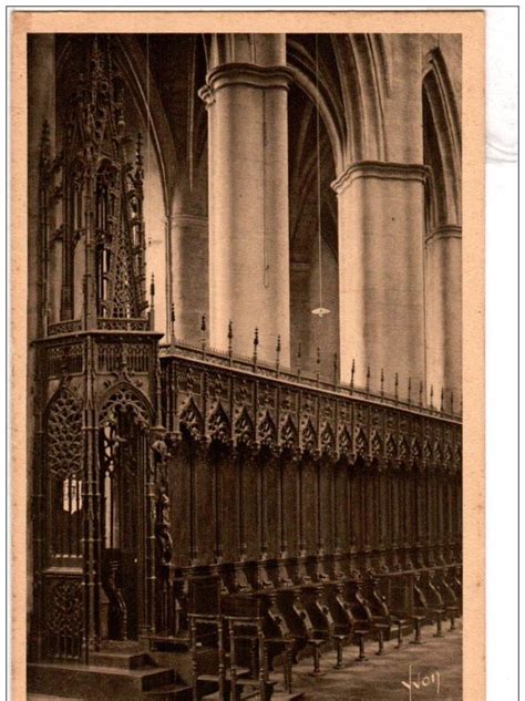 Rodez Mx O Rodez Les Stalles De La Cathedrale Carte Postale