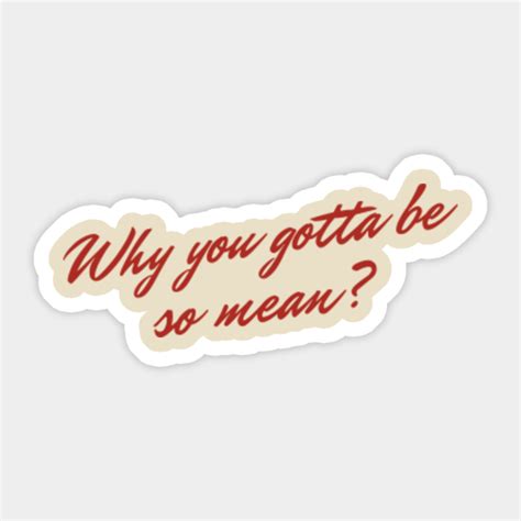 Mean - Taylor Swift - Taylor Swift - Sticker | TeePublic