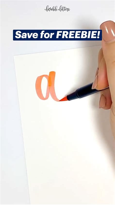 Alphabet Lettering Freebie Lettering Inspo Calligraphy Inspo