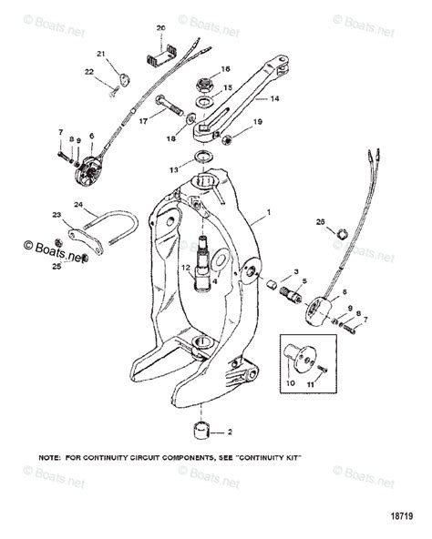 Mercruiser Sterndrive Outdrives OEM Parts Diagram For GIMBAL RING AND