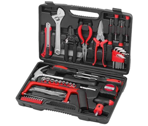 63pc Home DIY Hand Tool Kit Set including Ratcheting T-Bar Handle ...