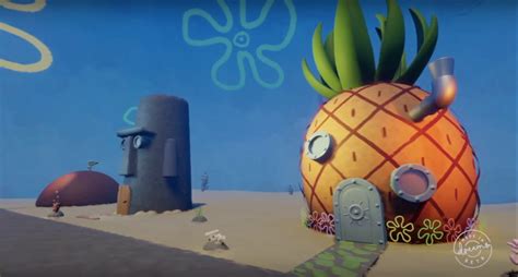 Iconic SpongeBob Bikini Bottom Looks Awesome In Dreams PS4 Recreation