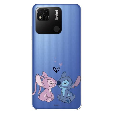 Estojo Para Xiaomi Redmi A Official Disney Angel Stitch Kiss Lilo