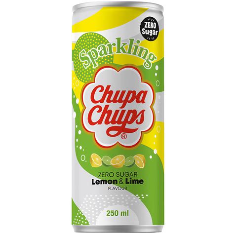 Газировка Chupa Chups Zero Lime & Lemon Без цукру Чупа Чупс Лимон ...