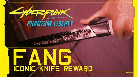 Cyberpunk 2077 Phantom Liberty Fang Kurt Hansen S Iconic Knife