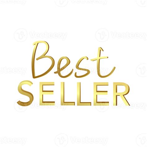 Best Seller gold inscription png 31413256 PNG