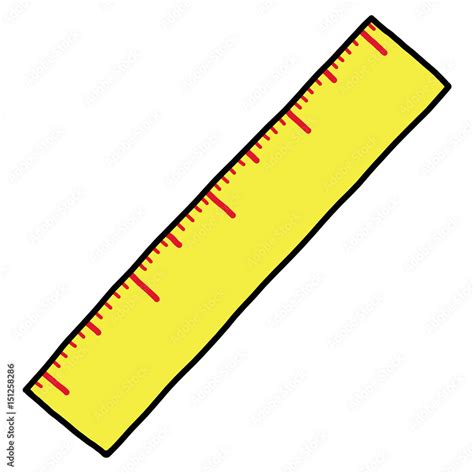 Yellow Ruler Clipart