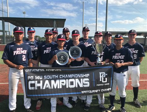 Perfect Game Tournaments On Twitter 2019 14u South Championship