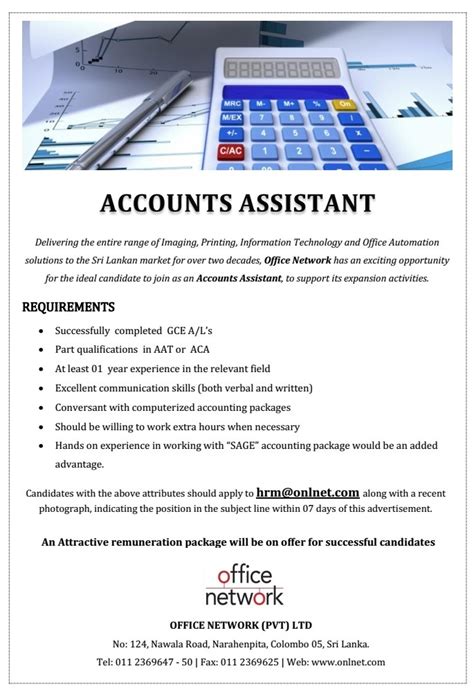 Accounts Assistant