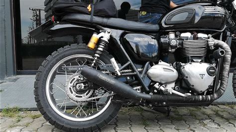 คลิปท่อ Remus Exhaust Sound ใส่ Triumph T120 คอตรงไม่มีแคท Youtube